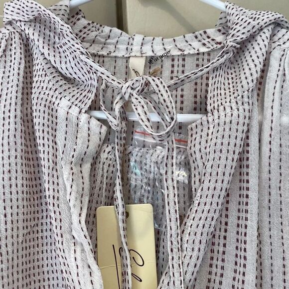 NWT Elan Small Hoodie Romper Half Button-Up Pockets Cropped Short Sleeve - Picture 5 of 10